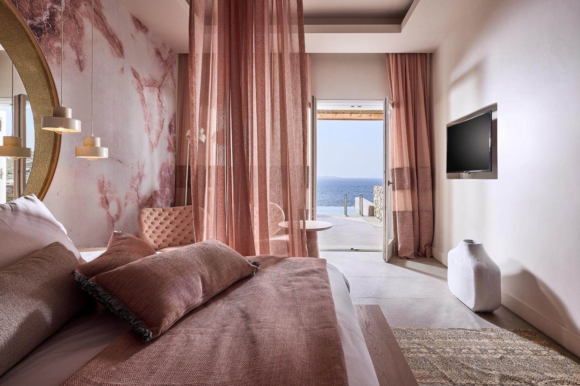 Amazon Mykonos Suites & Spa Agios Ioannis Diakoftis Ngoại thất bức ảnh